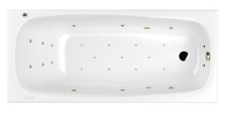 Гидромассажная ванна Whitecross Layla 0102.180080.100.ULTRA.BR 180x80см Ultra бронза